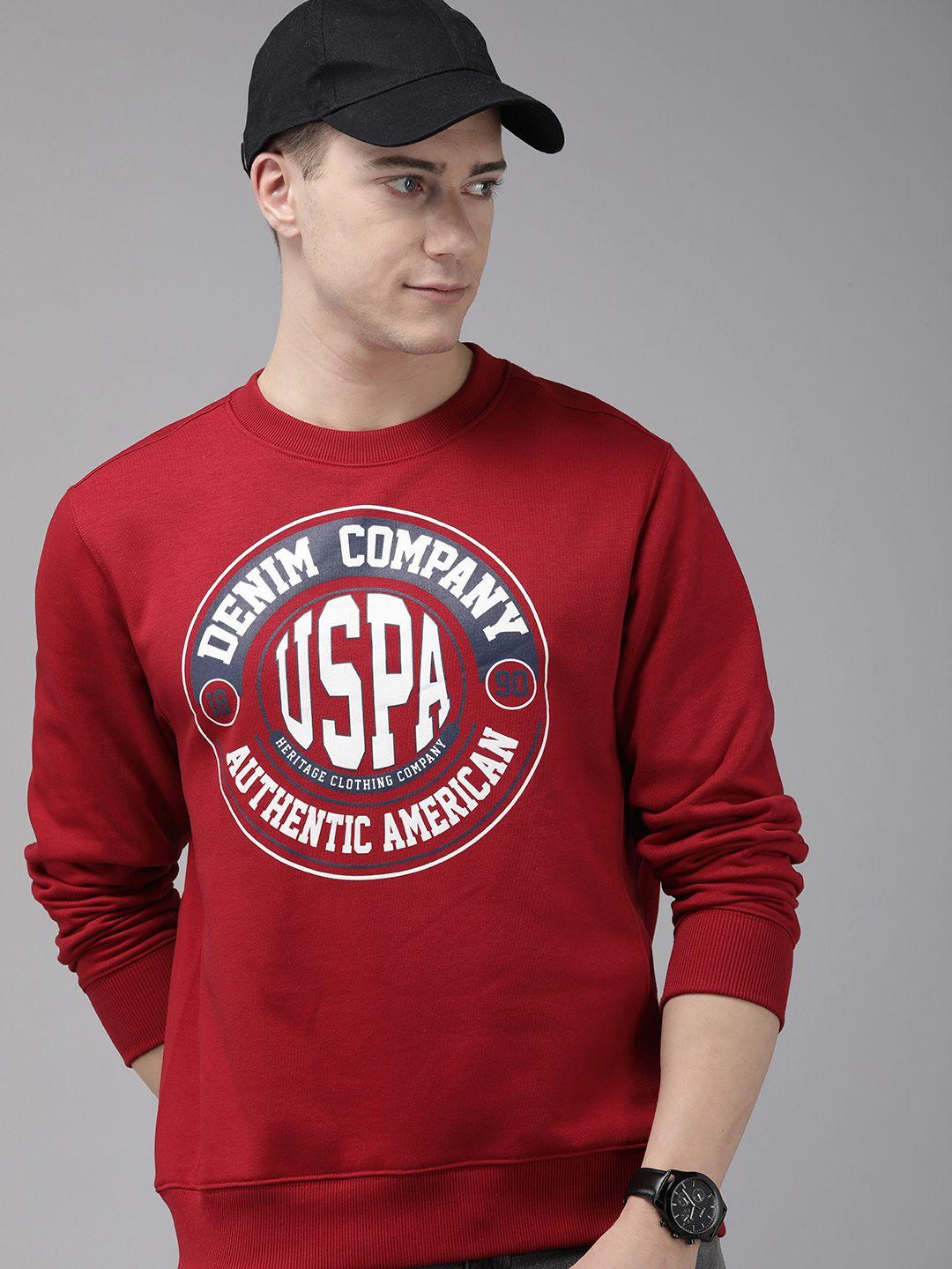 u.s. polo assn. denim co. brand logo printed sweatshirt