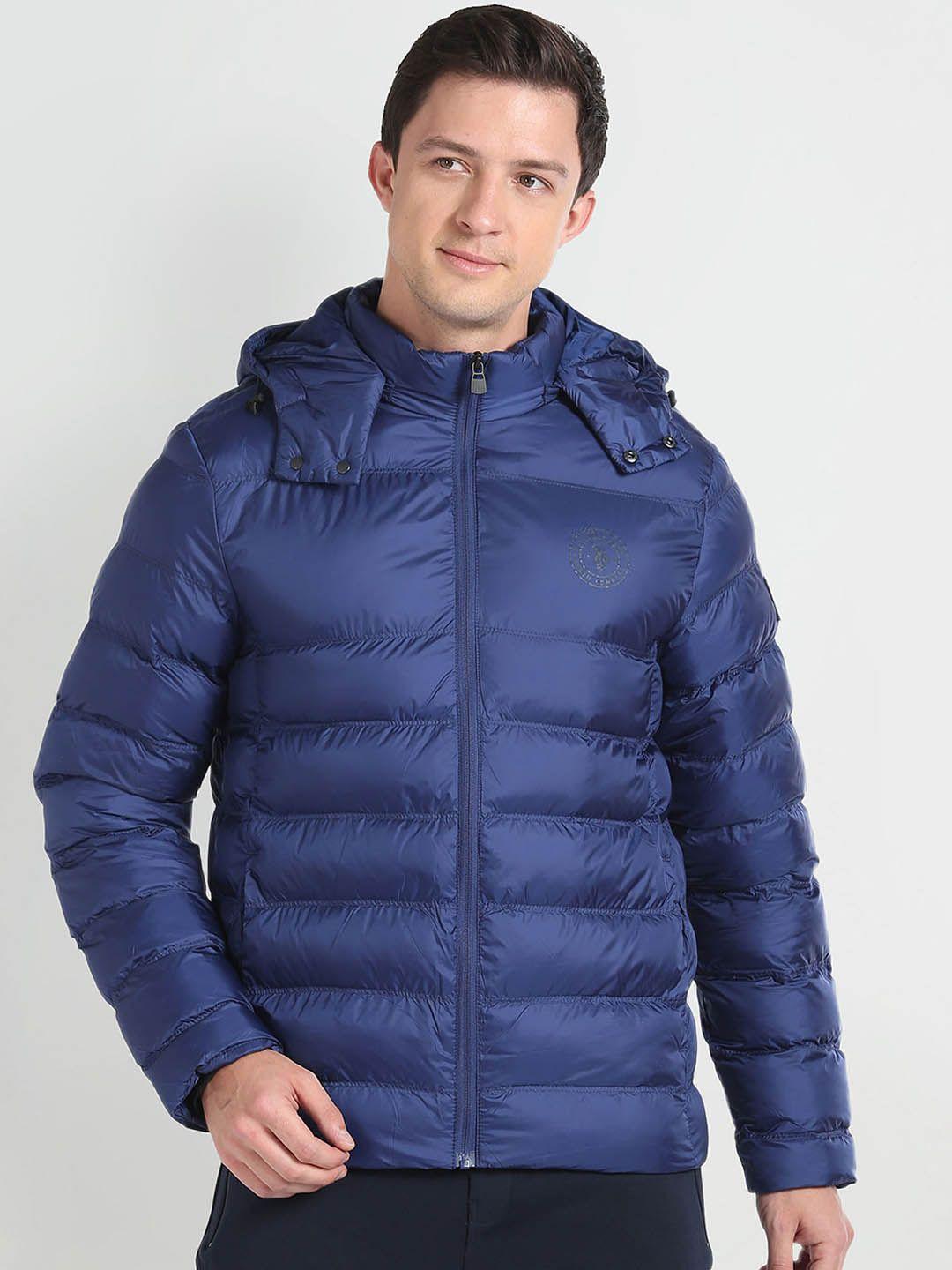 u.s. polo assn. denim co. detachable hood puffer jacket