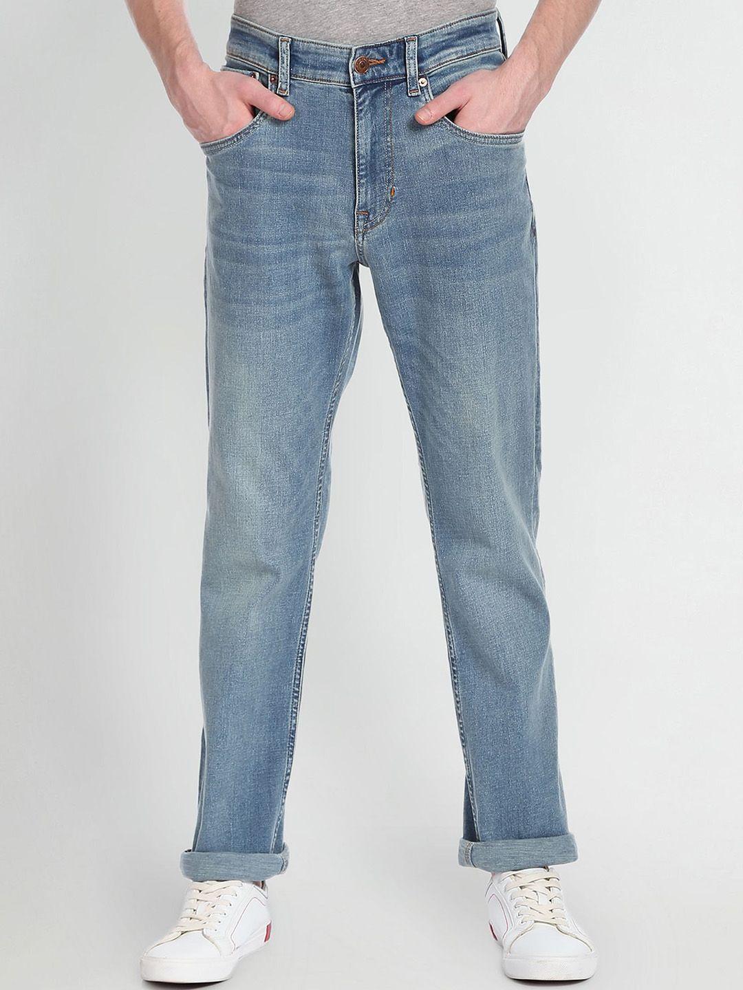 u.s. polo assn. denim co. men straight fit heavy fade jeans