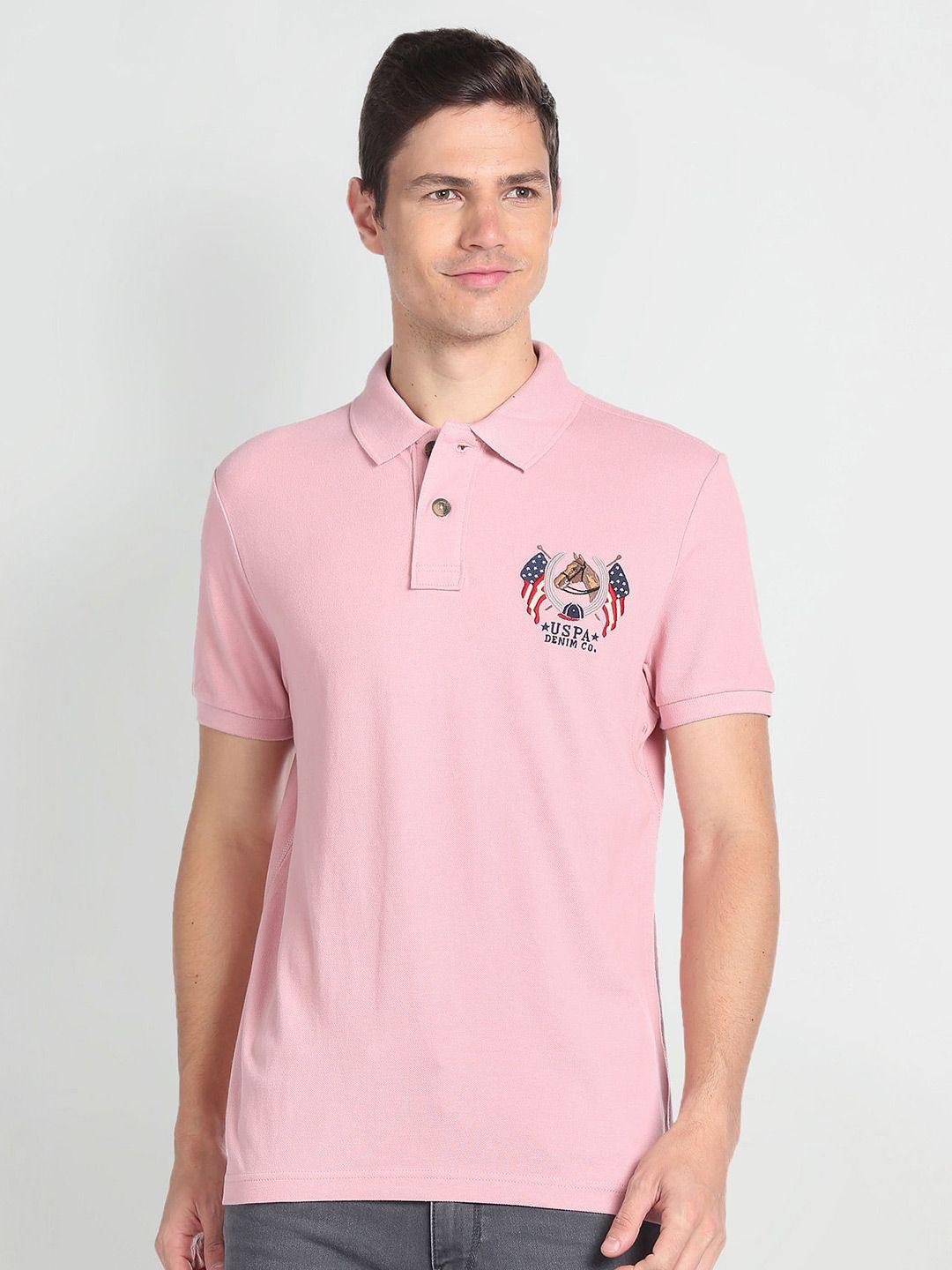 u.s. polo assn. denim co. polo collar slim fit t-shirt