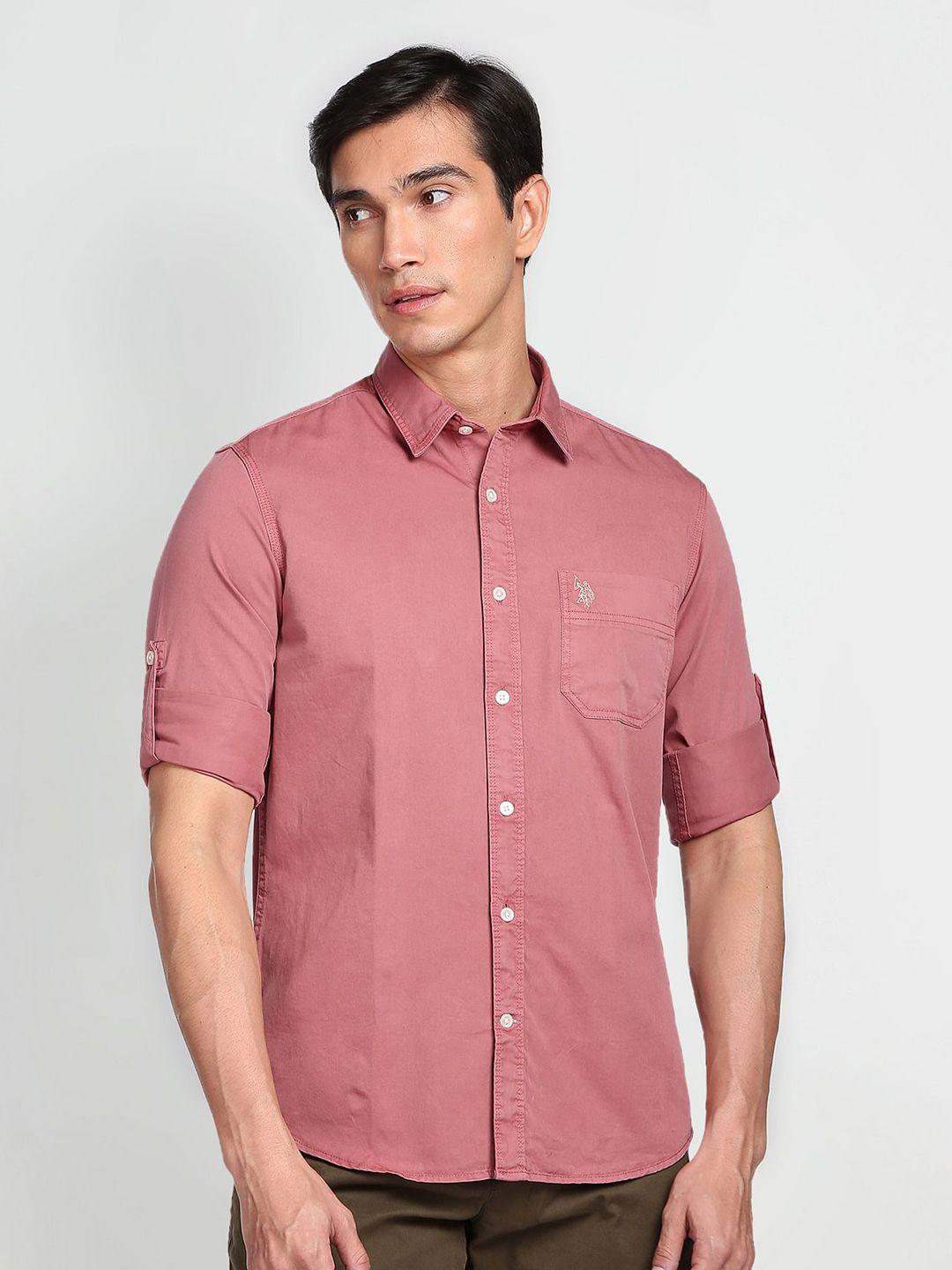 u.s. polo assn. denim co. pure cotton casual shirt