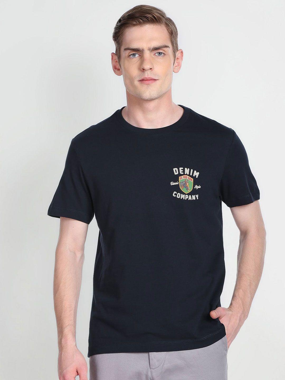 u.s. polo assn. denim co. round neck slim fit t-shirt