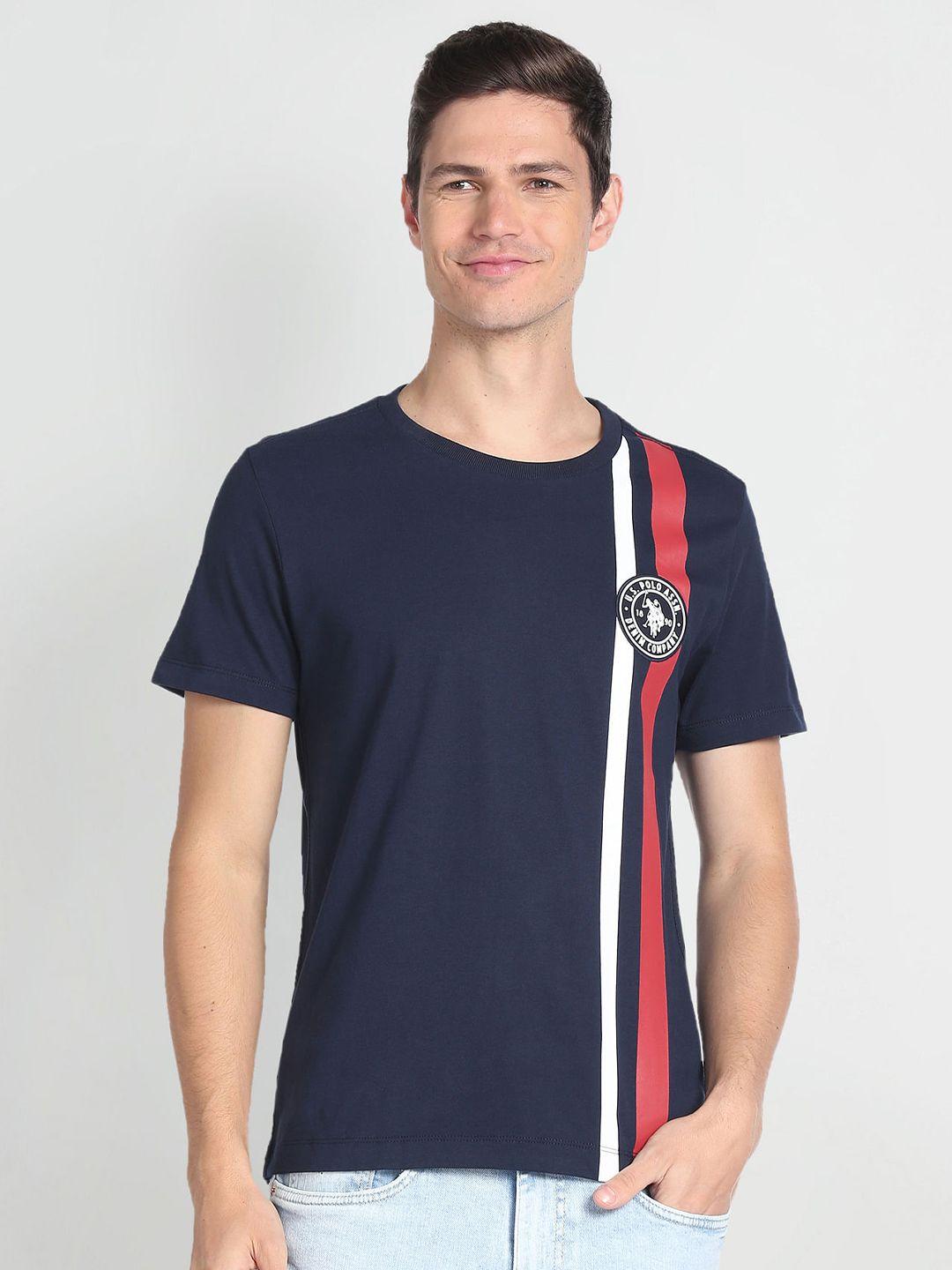 u.s. polo assn. denim co. striped cotton t-shirt