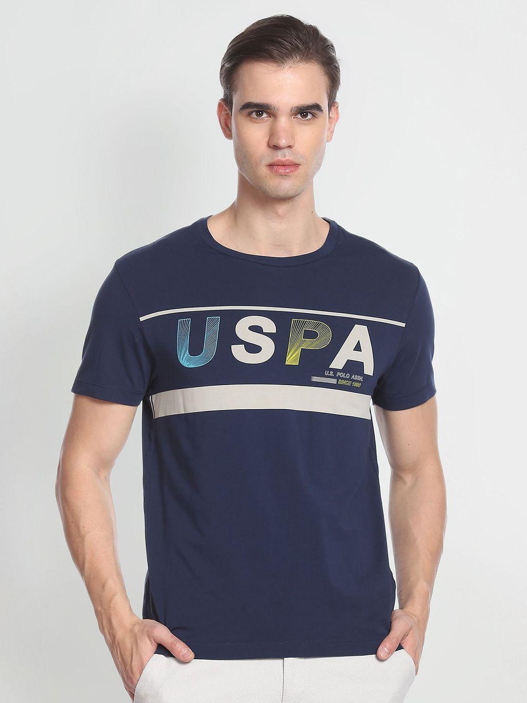 u.s. polo assn. denim co. typography printed slim fit t-shirt