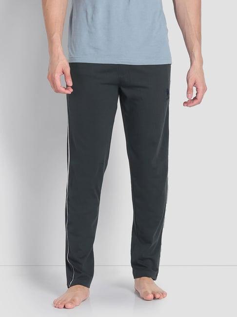 u.s. polo assn. green cotton regular fit lounge pants