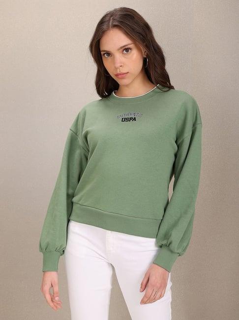 u.s. polo assn. green pullover