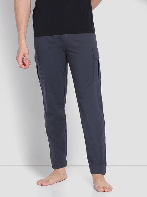 u.s. polo assn. grey cotton regular fit lounge pants