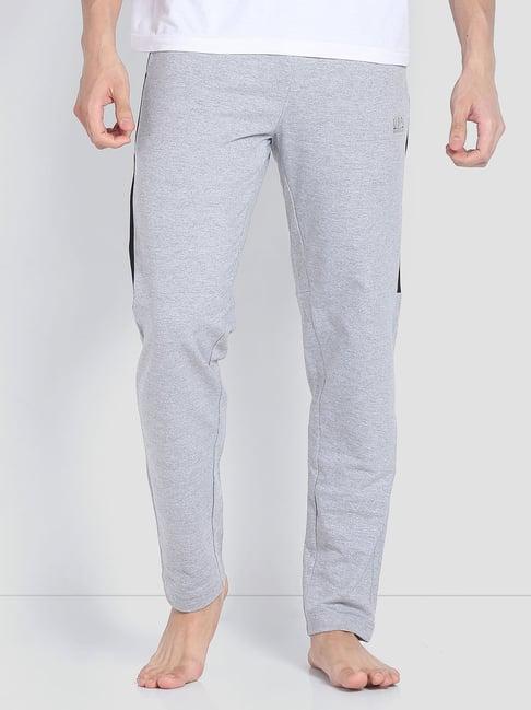 u.s. polo assn. grey cotton regular fit lounge pants