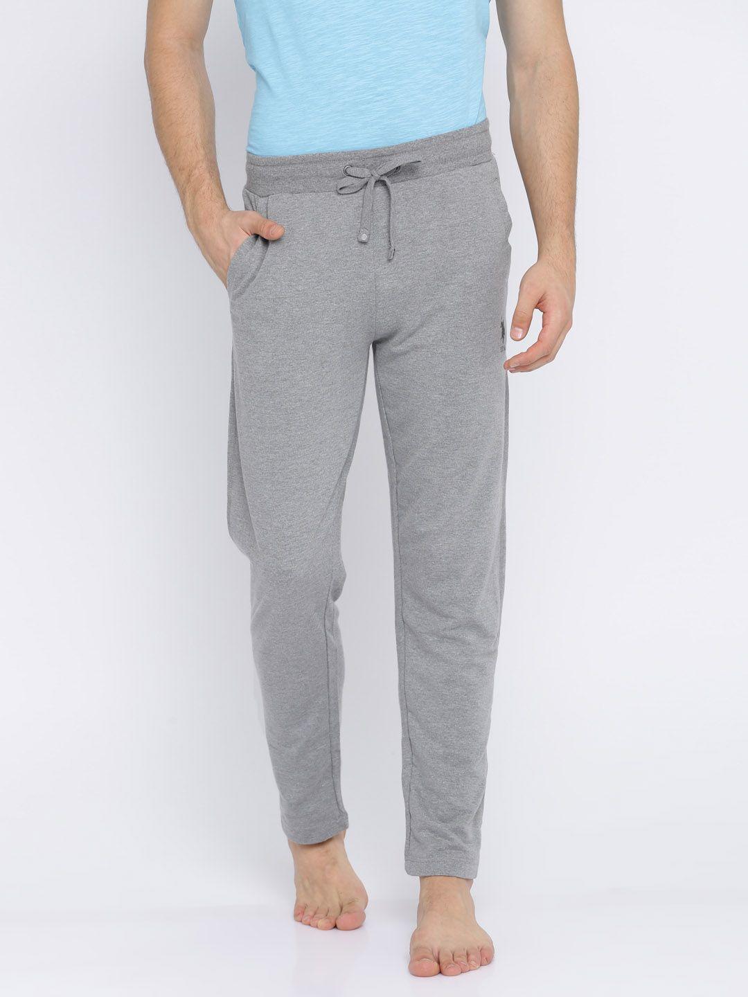 u.s. polo assn. grey melange lounge pants i606-010-pl