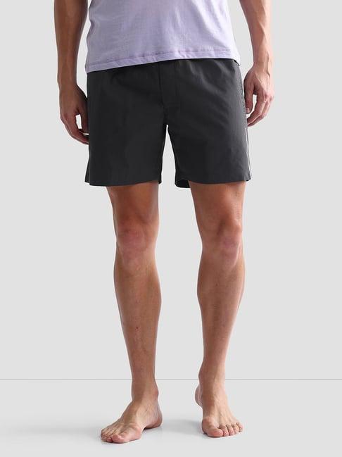 u.s. polo assn. grey regular fit lounge shorts