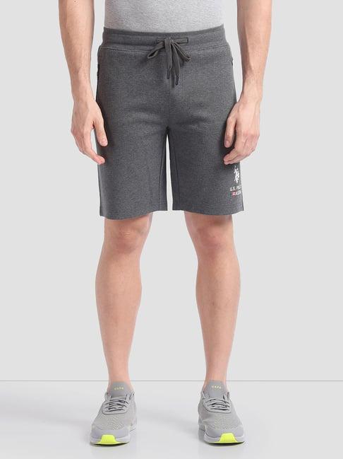 u.s. polo assn. grey regular fit shorts