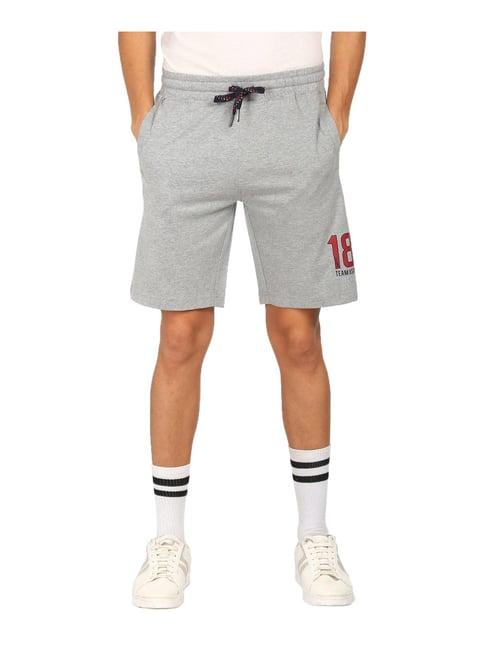 u.s. polo assn. grey regular fit shorts