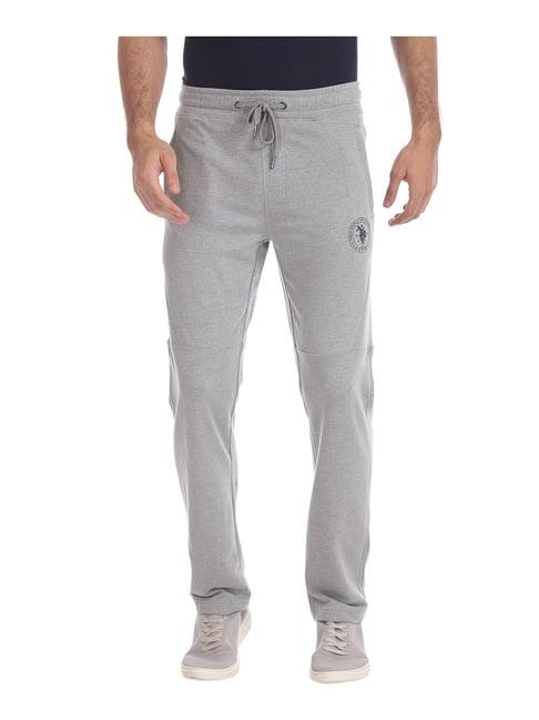 u.s. polo assn. grey textured lounge pants