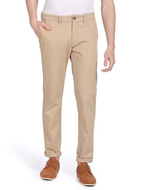 u.s. polo assn. khaki cotton regular fit chinos