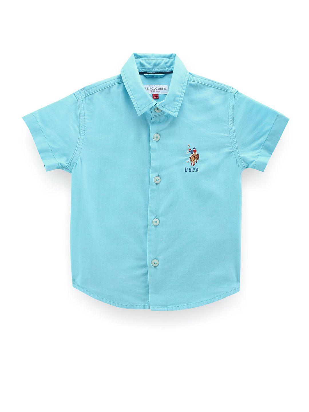 u.s. polo assn. kids boys classic pure cotton casual shirt