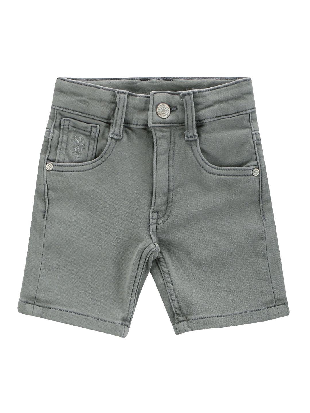 u.s. polo assn. kids boys mid-rise denim shorts