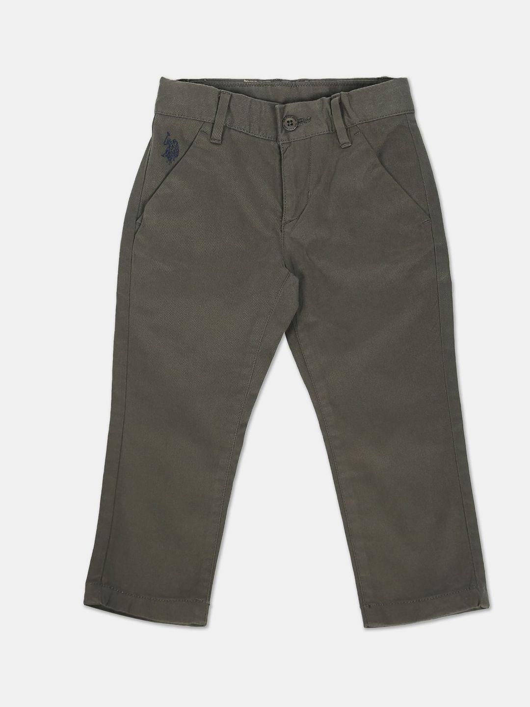 u.s. polo assn. kids boys mid-rise trousers