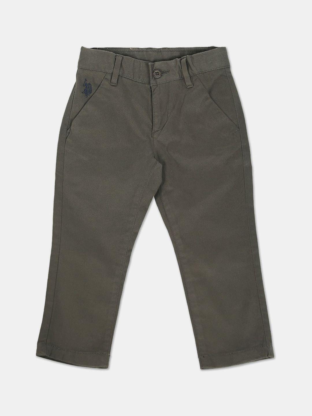 u.s. polo assn. kids boys mid-rise trousers