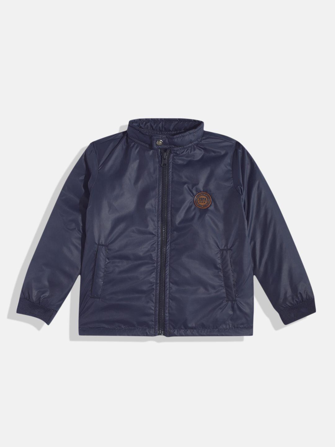 u.s. polo assn. kids boys navy blue bomber jacket