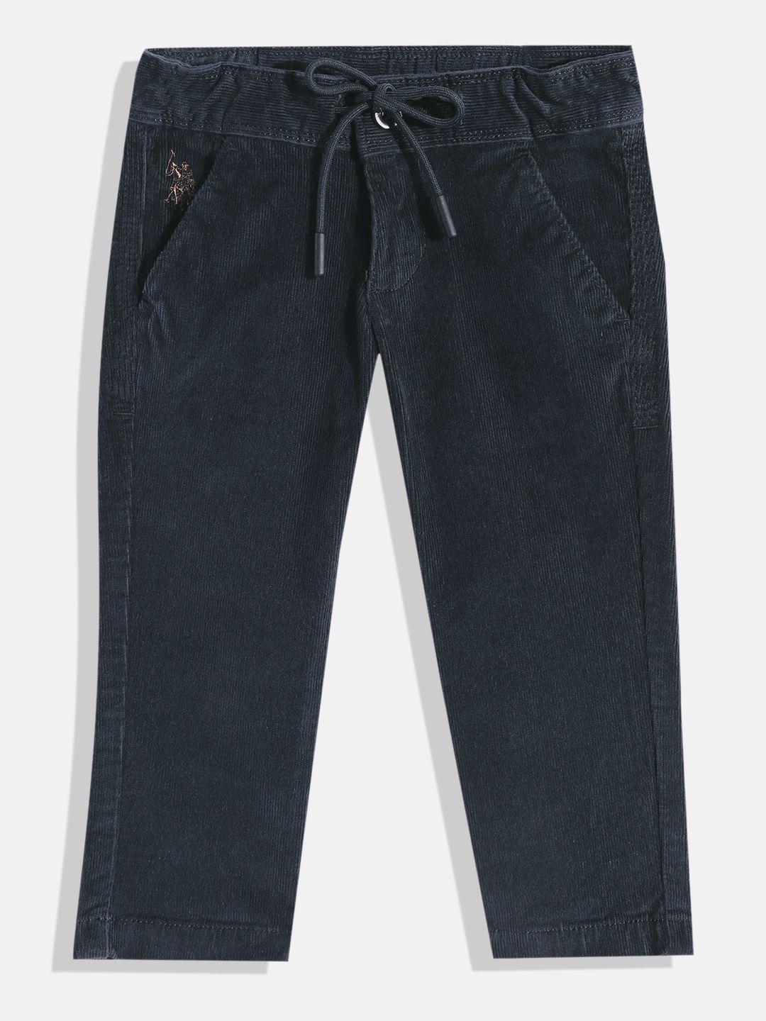 u.s. polo assn. kids boys navy blue trousers