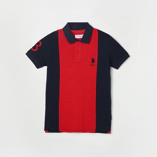 u.s. polo assn. kids boys printed polo t-shirt