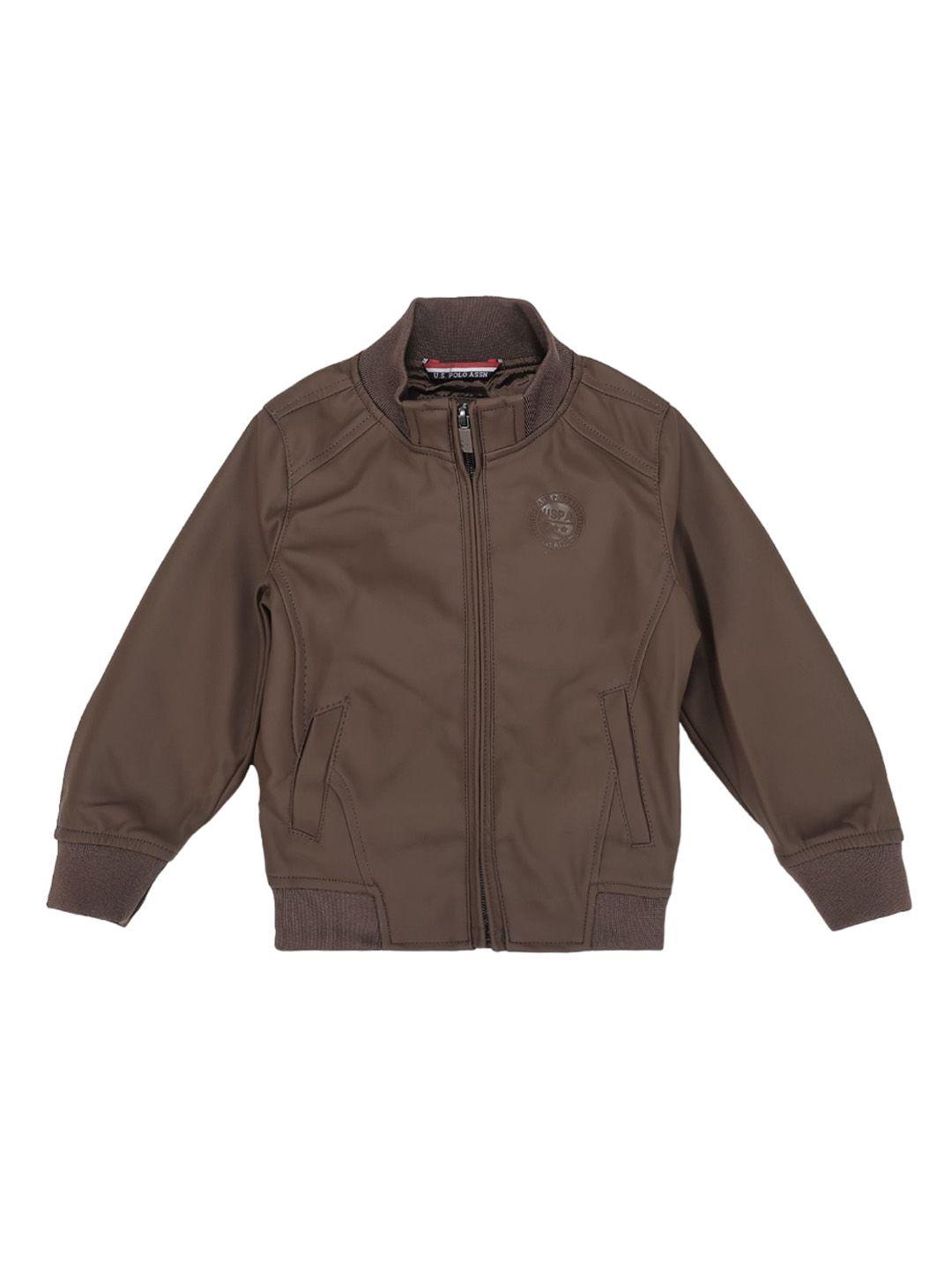 u.s. polo assn. kids boys stand collar bomber jacket