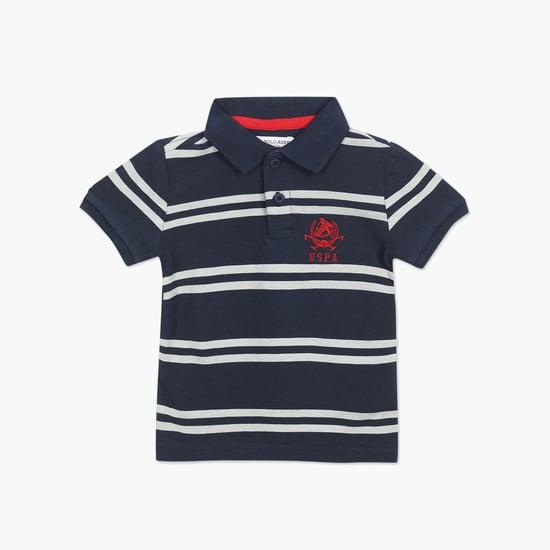 u.s. polo assn. kids boys striped polo t-shirt