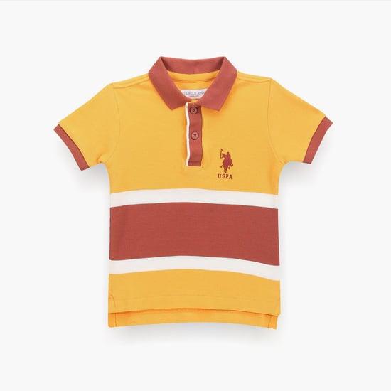 u.s. polo assn. kids boys striped polo t-shirt