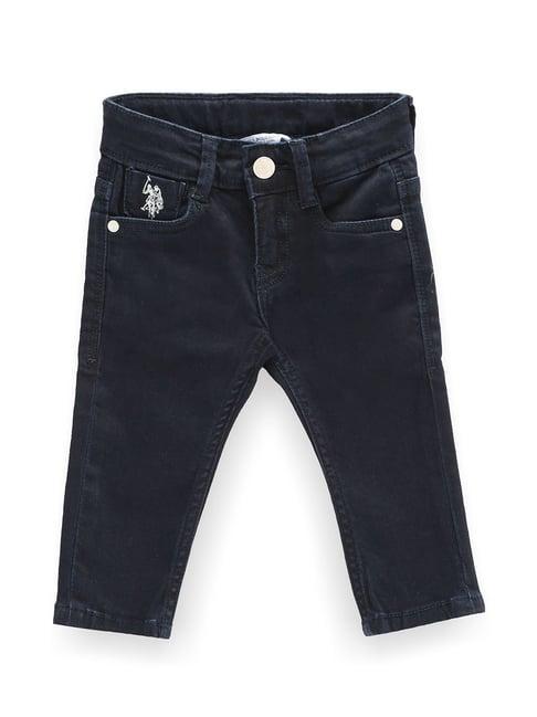u.s. polo assn. kids dark blue solid jeans