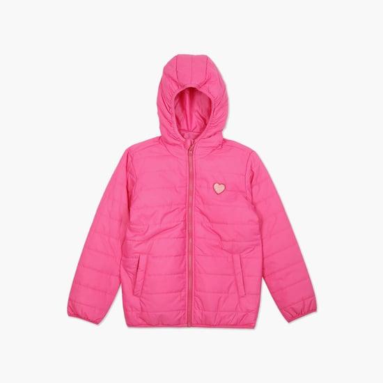 u.s. polo assn. kids girls solid puffer jacket