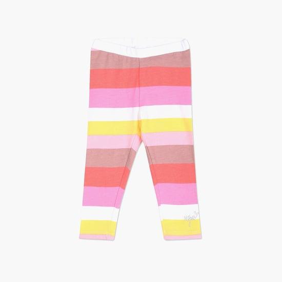 u.s. polo assn. kids girls striped leggings