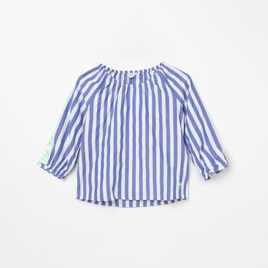 u.s. polo assn. kids girls striped top