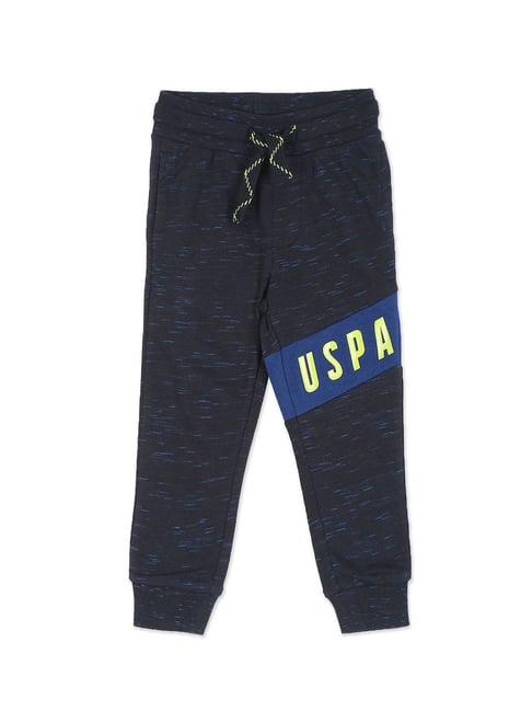 u.s. polo assn. kids navy printed joggers