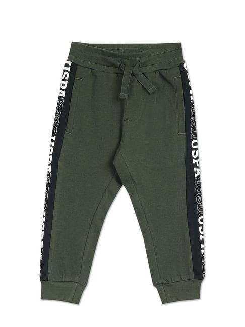 u.s. polo assn. kids olive solid joggers