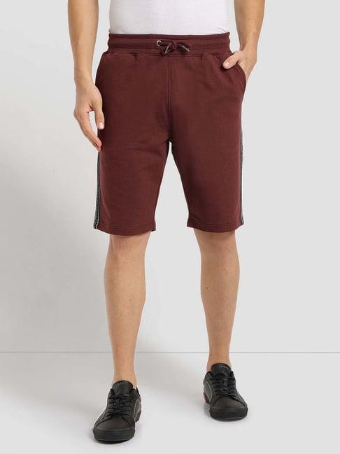 u.s. polo assn. maroon regular fit shorts