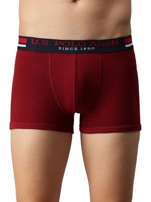 u.s. polo assn. maroon trunks