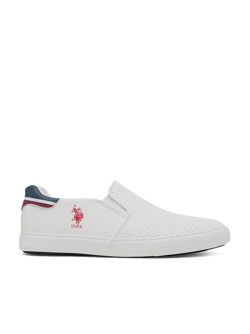 u.s. polo assn. men's campbell 2.0 off white casual loafers