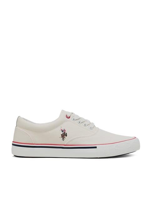 u.s. polo assn. men's clyde beige casual sneakers