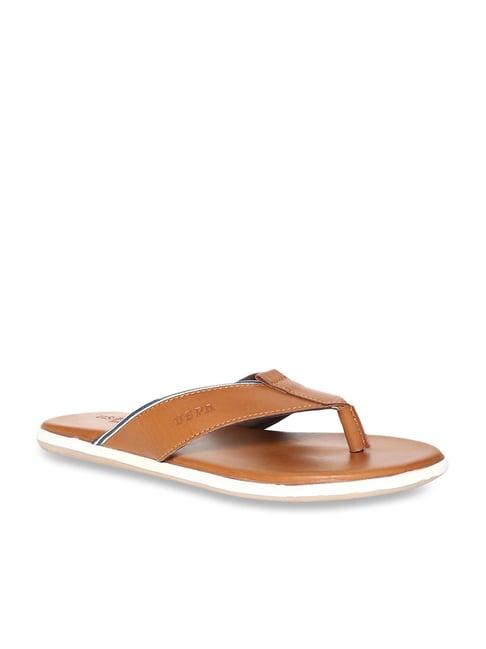 u.s. polo assn. men's evan tan thong sandals