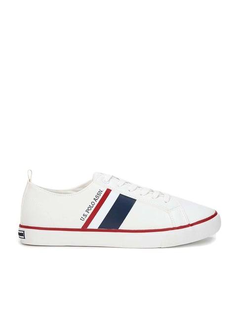 u.s. polo assn. men's martinez 2.0 off white casual sneakers