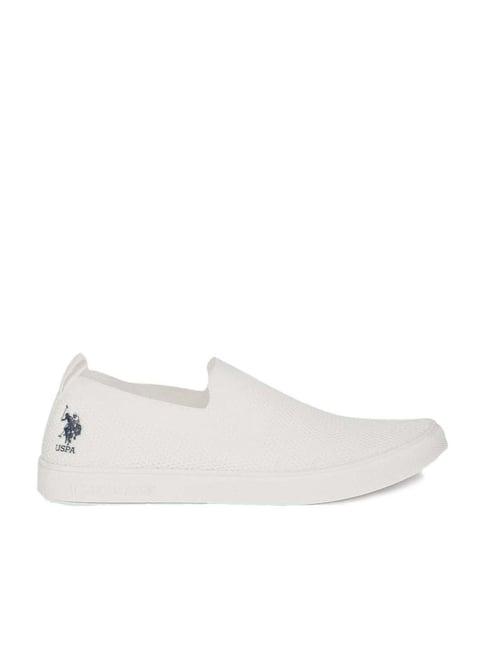 u.s. polo assn. men's off white casual sneakers