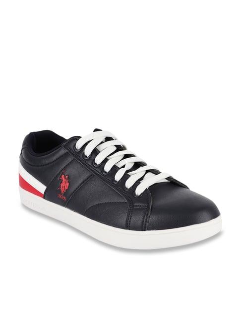 u.s. polo assn. men's salvin navy casual sneakers