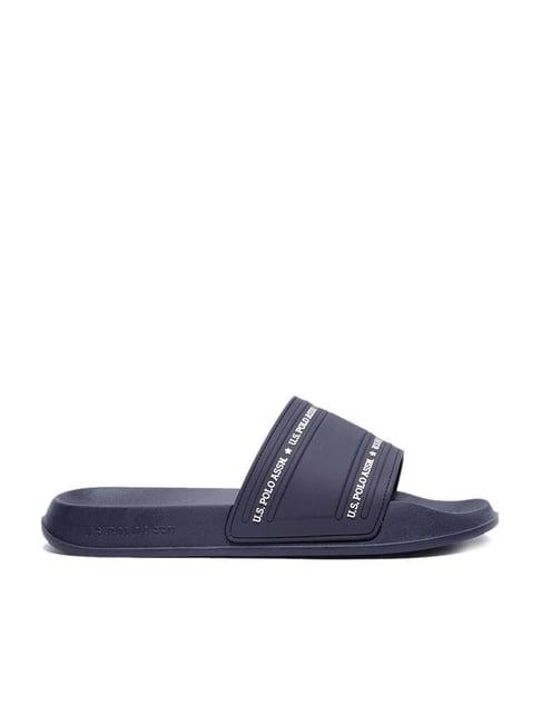 u.s. polo assn. men's wode 3.0 blue slides