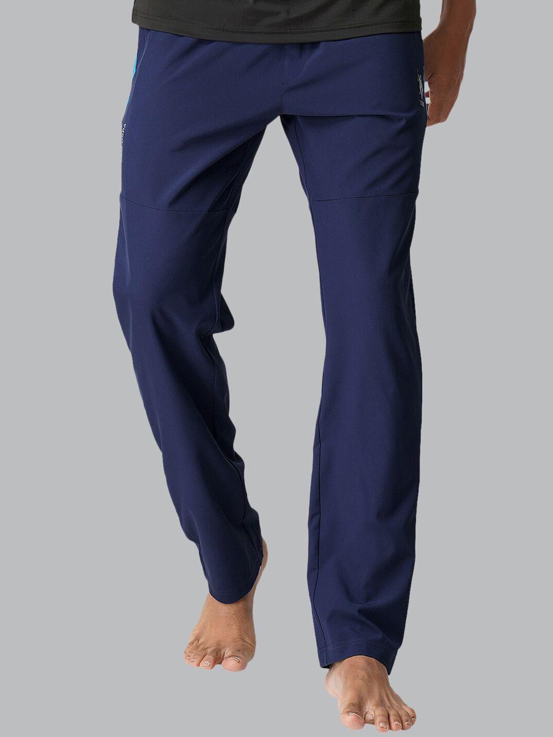 u.s. polo assn. men blue solid athleisure lounge pants