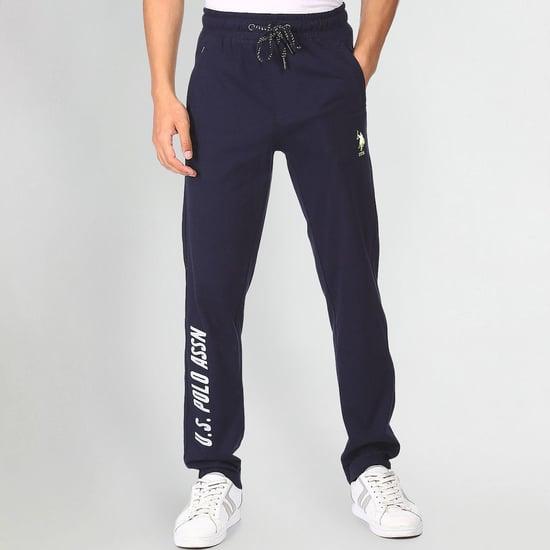 u.s. polo assn. men brand print comfort fit track pants