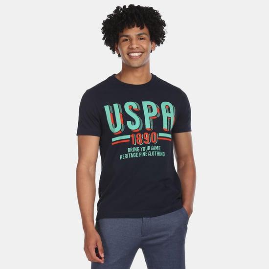 u.s. polo assn. men brand printed regular fit t-shirt