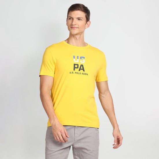 u.s. polo assn. men brand printed regular fit t-shirt