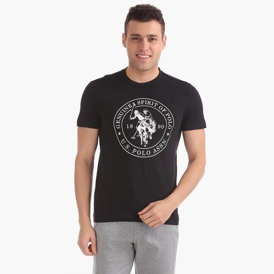 u.s. polo assn. men brand printed regular fit t-shirt