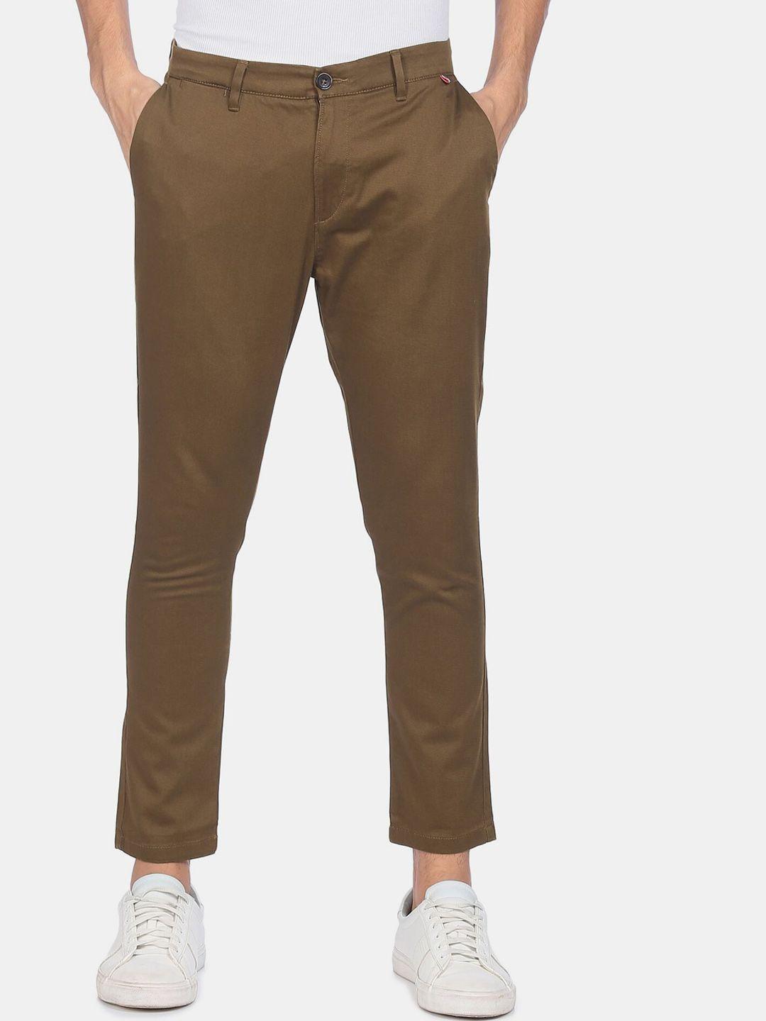 u.s. polo assn. men brown trousers