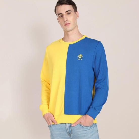 u.s. polo assn. men colorblocked sweatshirt